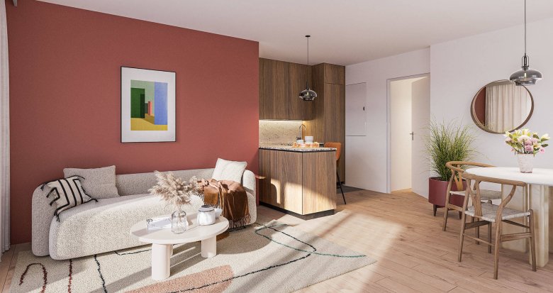 Achat / Vente appartement neuf Crosne à seulement 9 min à vélo du RER D (91560) - Réf. 12469