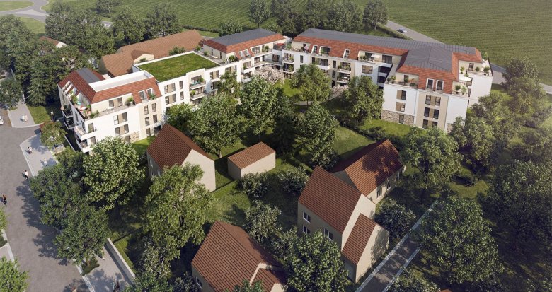 Achat / Vente appartement neuf Ecquevilly à 15min en voiture de la gare Transilien J (78920) - Réf. 12896
