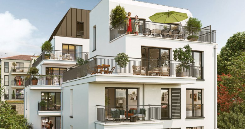 Achat / Vente appartement neuf Fontenay-sous-Bois à 550 mètres du RER A (94120) - Réf. 12970