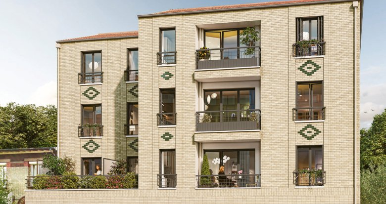 Achat / Vente appartement neuf Fontenay-sous-Bois à 550 mètres du RER A (94120) - Réf. 12970