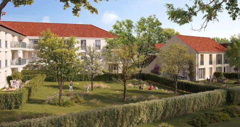 Achat / Vente appartement neuf La Queue-en-Brie cadre verdoyant à 5 km de la gare RER E (94510) - Réf. 12924