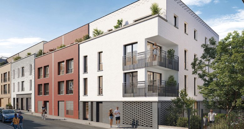 Achat / Vente appartement neuf Le Pré-Saint-Gervais à 16 min du métro 5 (93310) - Réf. 12979