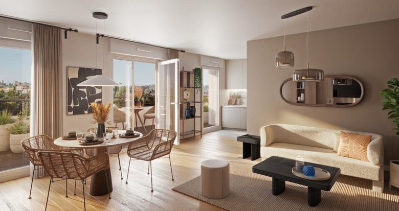 Achat / Vente appartement neuf L'Haÿ-les-Roses au pied de la gare métro 14 (94240) - Réf. 12945