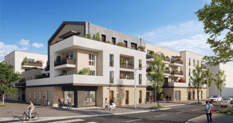 Achat / Vente appartement neuf Melun écoquartier Woodi à 4 min à pied du TZen 2 (77000) - Réf. 12486