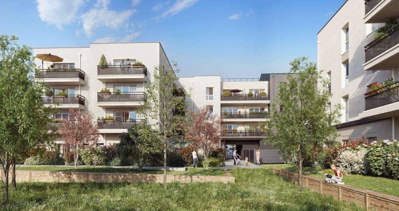 Achat / Vente appartement neuf Melun écoquartier Woodi à 4 min à pied du TZen 2 (77000) - Réf. 12486