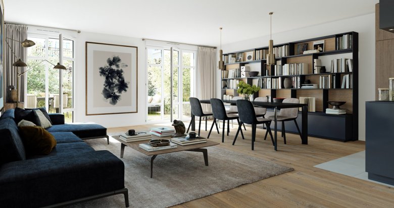 Achat / Vente appartement neuf Montlhéry à 400 m de la forêt domaniale de Sénart (91310) - Réf. 12968