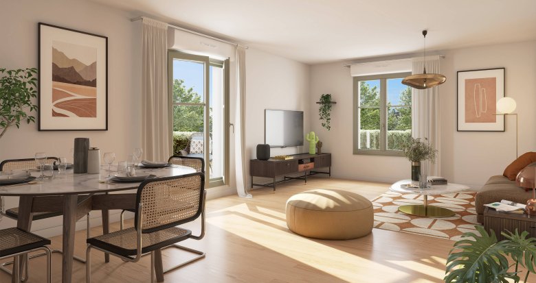 Achat / Vente appartement neuf Rosny-sur-Seine à 400 m de la gare transilien J et TER (78710) - Réf. 12418