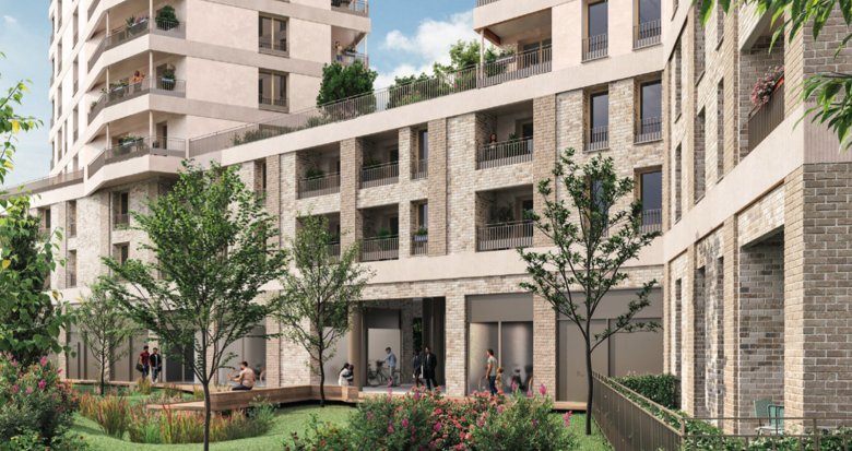 Achat / Vente appartement neuf Saint-Ouen-sur-Seine à 12 min à pied du RER C (93400) - Réf. 12935