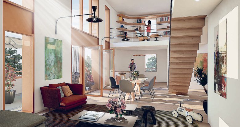 Achat / Vente appartement neuf Vitry-sur-Seine à 900 mètres du RER C (94400) - Réf. 13665